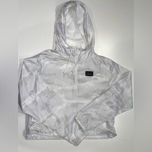 Salty Honey White Camo Windbreaker